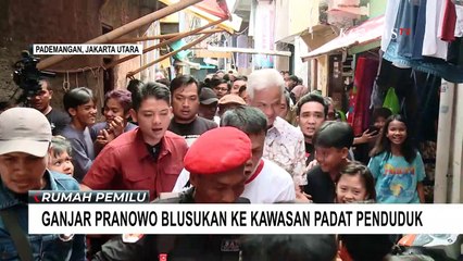 Blusukan ke Kawasan Padat Penduduk di Pademangan, Ganjar Pranowo Disambut Antusias Warga!