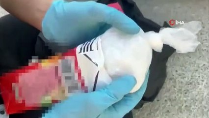 Gaziantep'te meyve suyu kutusunda metamfetamin ele geçirildi