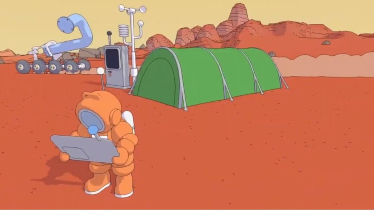 Dieses wunderschöne Open-World-Game lässt euch euren eigenen Mars Rover bauen und fahren