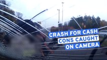 Crash for cash cons caught on camera