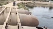 मथुरा: यमुना नदी में बड़ा जलस्तर, पैंटून पुल टूटा