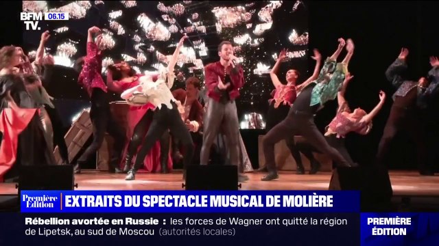 Les premiers extraits de la comédie musicale Molière, l'opéra urbain produite par Dove Attia