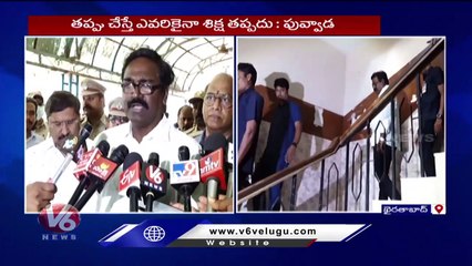 Minister Puvvada Ajay Kumar Inspects Khairatabad RTA Office _ Hyderabad _ V6 News