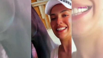 Biran Damla Yılmaz atlara olan sevgisini böyle gösterdi