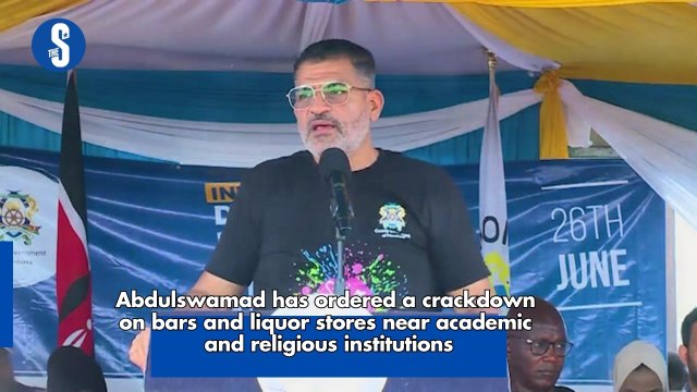 Abdulswamad has ordered a crackdown on bars and liquor stores near academic and religious institutions