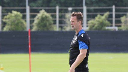 Ronny Deila a donné son premier entraînement à Bruges