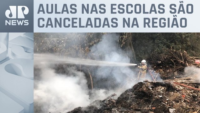 Aterro Sanitário de Teresópolis é atingido por incêndio e cidade tem toque de recolher no Rio de Janeiro