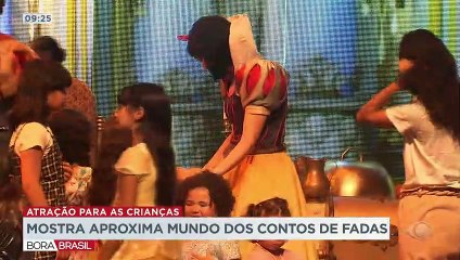 Evento aproxima as crianças ao mundo dos contos de fadas