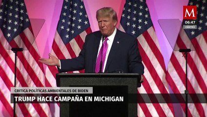 Donald Trump criticó las políticas ambientales de Biden, que afinó costarían millones de empleos