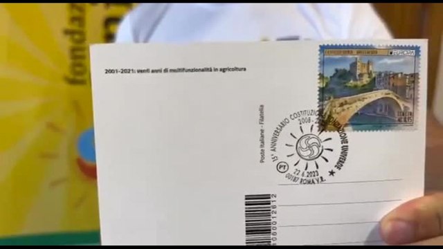 Pecoraro Scanio: Annullo filatelico per i 15 anni della Fondazione Univerde .