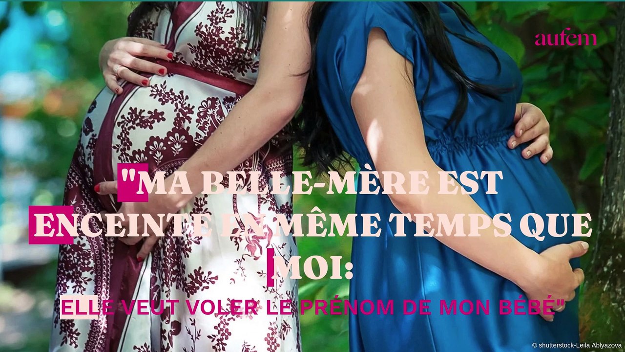 “Ma belle-mère est enceinte en même temps que moi : elle veut voler le prénom de mon bébé”