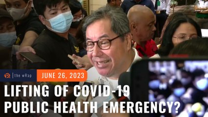 Herbosa to recommend lifting of COVID-19 public health emergency