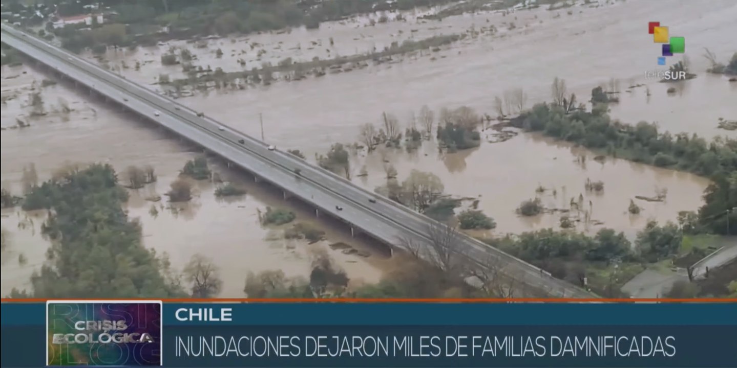 Aumentan los daños por intensas inundaciones en Chile
