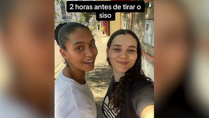 Con el rostro hinchado y en hospital, así quedó una joven tras la extracción de las muelas del juicio
