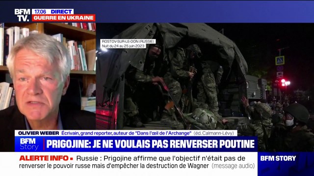 Wagner: Vladimir Poutine a joué avec le feu avec ces sociétés militaires privées , pour l'écrivain et grand reporter Olivier Weber