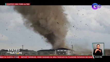 Buhawi, nanalasa sa Indiana sa Amerika; Isa sugatan, isa patay | SONA