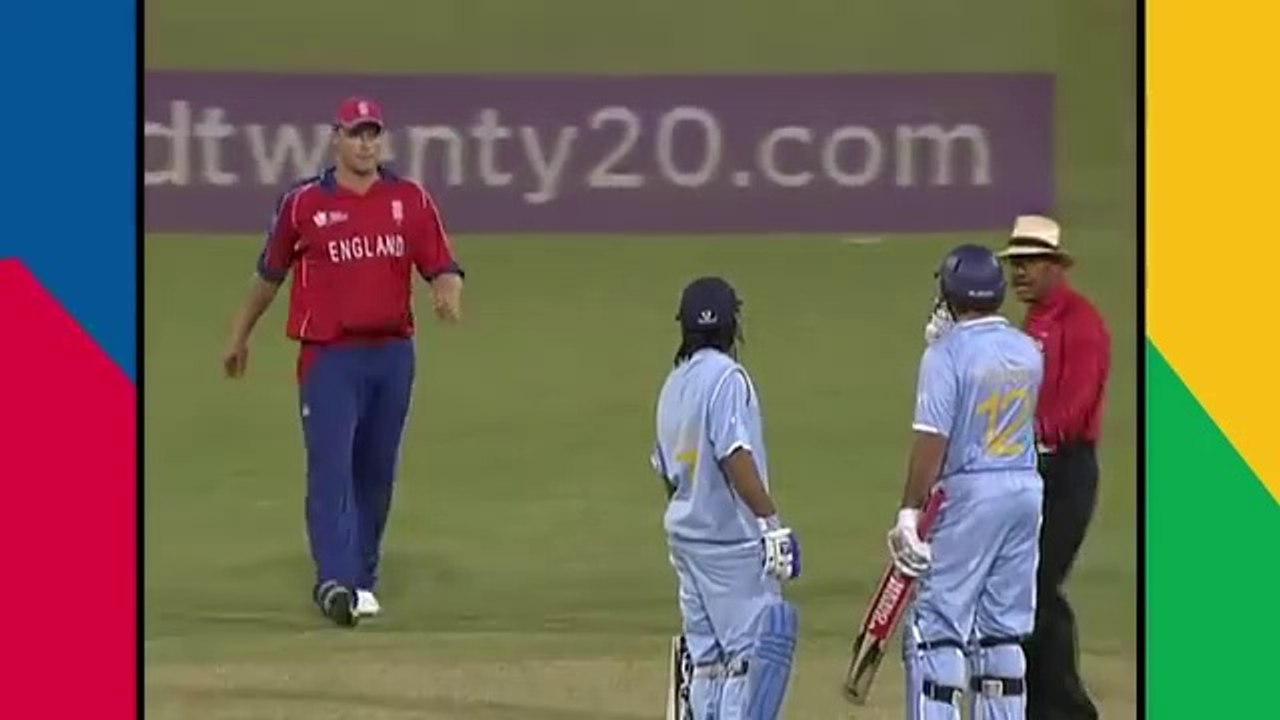 Yuvraj Singh slams six sixes off Stuart Broad | ENG v IND | T20 World Cup 2007