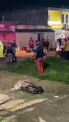 Após ser baleado, jovem chegou a ser socorrido na viatura da PM