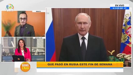 “La rebelión del fin de semana pone en evidencia a Rusia”, según Alejandro Linares