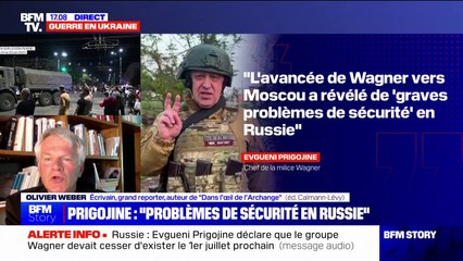 Guerre en Ukraine: "L'avancée de Wagner vers Moscou a révélé de graves problèmes de sécurité" en Russie, selon Evgueni Prigojine