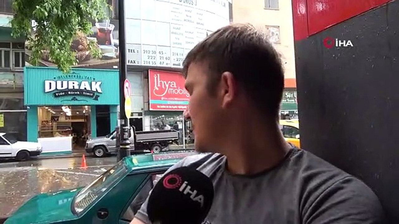 Kastamonu'da Aniden Bastıran Sağanak ve Dolu Yağışı