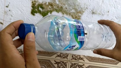 Pintu otomatis dari botol bekas