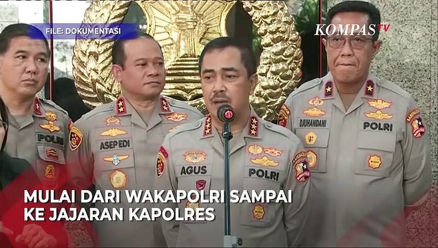 Kabareskrim Komjen Agus Andrianto Jadi Wakapolri Baru Gantikan Gatot Eddy Pramono