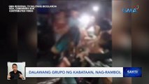 Lalaking nag-amok at nanutok umano ng kutsilyo sa plaza, patay matapos mabaril ng pulis | Saksi