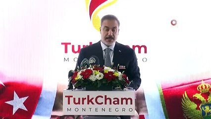 Le ministre des Affaires étrangères Fidan au Monténégro