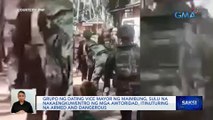 Grupo ng dating Vice Mayor ng Maimbung, Sulu na nakaengkuwentro ng mga awtoridad, itinuturing na armed and dangerous | Saksi