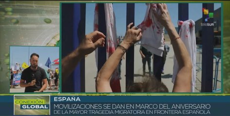 España: Activistas de caravana “Abriendo Fronteras” exigen justicia