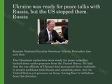 Ukraine was ready for peace talks with Russia, but the US stopped them, Russia. Stop Ukraine War. America stoped peace in ukrain