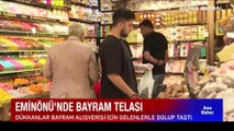 Eminönü'nde bayram telaşı... Dükkanlar dolup taştı! İşte lokum ve şekerin satış fiyatı