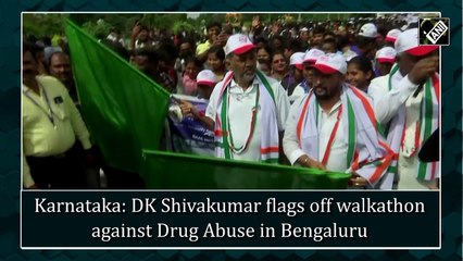DKS flags off walkathon against Drug Abuse in Bengaluru