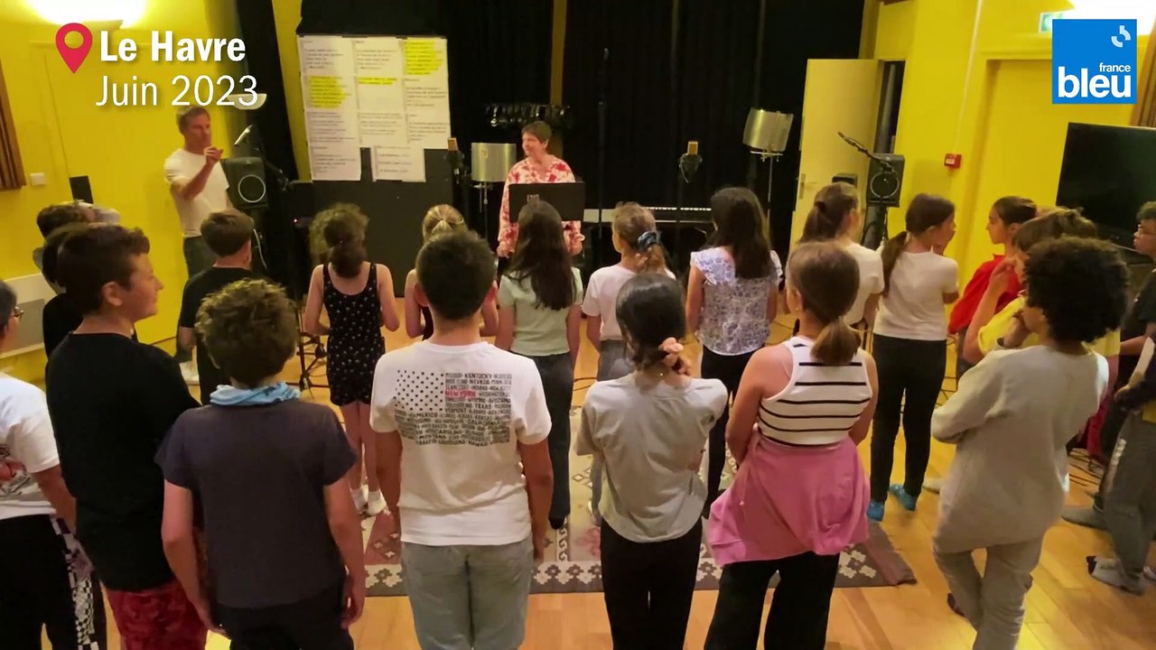Une classe de CM2 du Havre enregistre une chanson sur le harcèlement scolaire