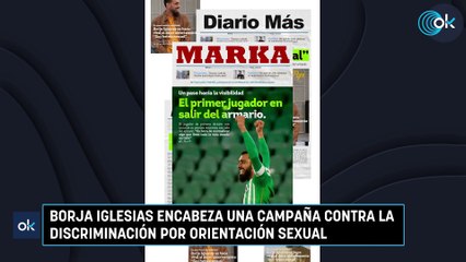 Borja Iglesias encabeza una campaña contra la discriminación por orientación sexual