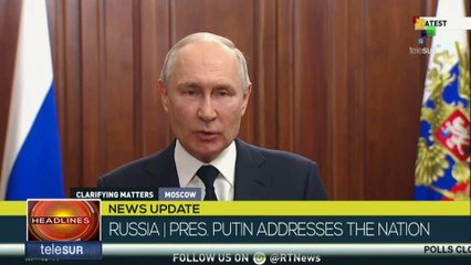 Statement by the Russian President on events related to the Wagner Group