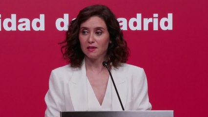 Ayuso: "Sobre los pactos, desear que pasen ya"