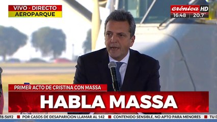 Massa: "Hay que seguir recorriendo el camino de justicia"