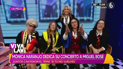 Mónica Naranjo dedica concierto a Miguel Bosé