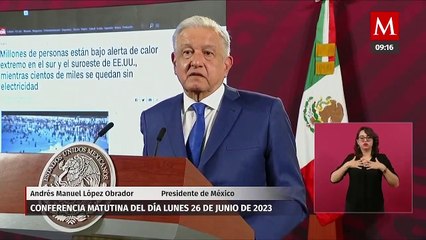 AMLO recomienda a la población a consumir más frutas naturales y evita el refresco