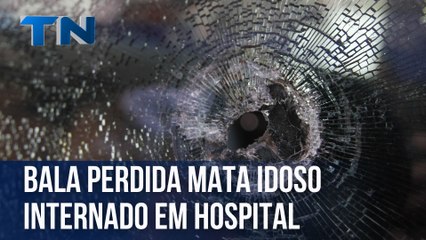 Bala perdida mata idoso internado em hospital em Vitória