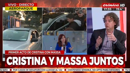 Christian Castillo: "No nos podemos olvidar todo lo que hizo Massa"