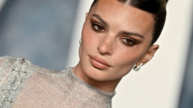 Emily Ratajkowski Just Went Topless in an All-Black Power Suit