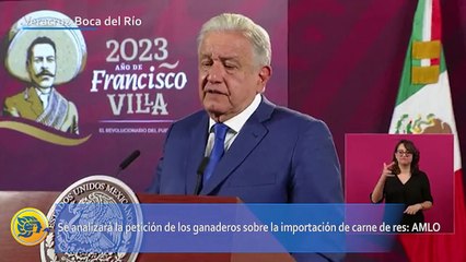 México es autosuficiente en carne; se analiza su importación: AMLO