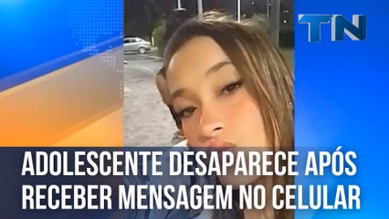 Adolescente desaparece após receber mensagem no celular na Grande Vitória