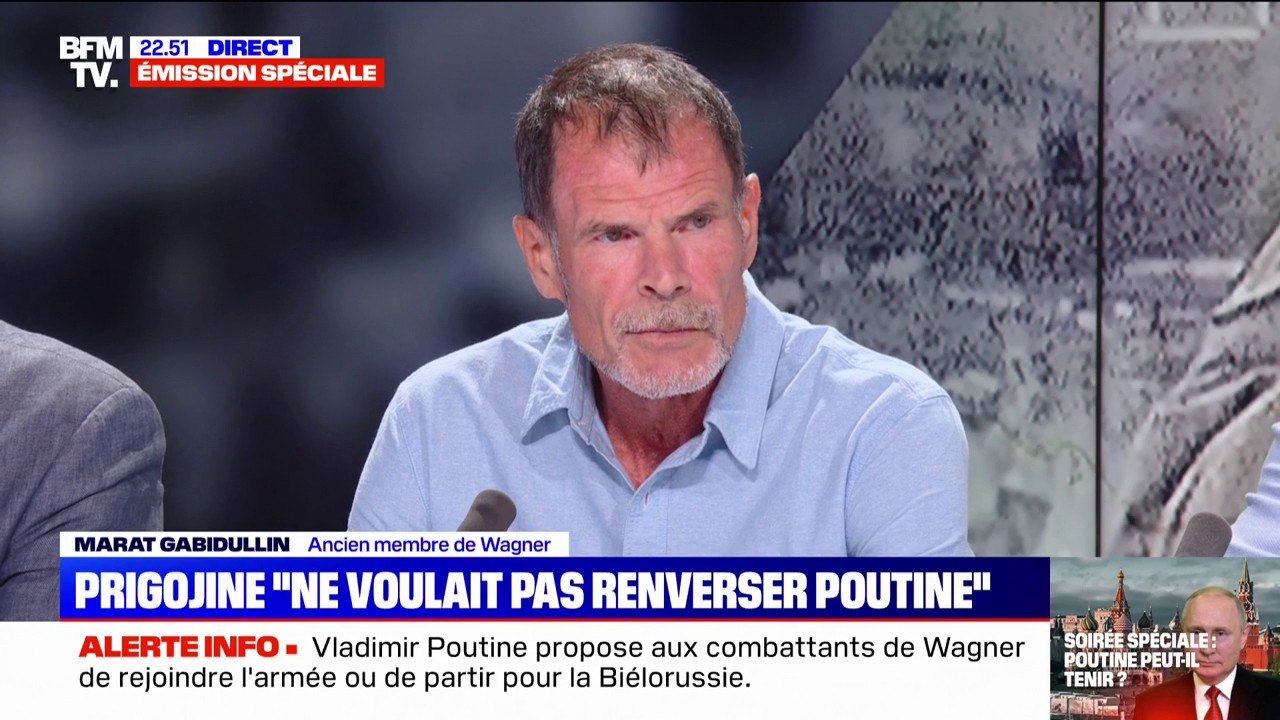 Russie: "La plupart [des combattants de Wagner] refuseront de signer le contrat avec le ministère de la Défense", pour Marat Gabidullin (ancien membre de Wagner)