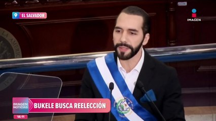 Nayib Bukele busca la reelección de El  Salvador