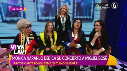 Mónica Naranjo dedica concierto a Miguel Bosé