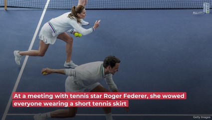 Sexy! Princess Kate Shows Off Her Legs At Tennis